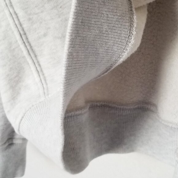 Abercrombie & Fitch SOFT A&F Essential Popover Hoodie XXL Light Heather Gray $70 - Picture 12 of 16